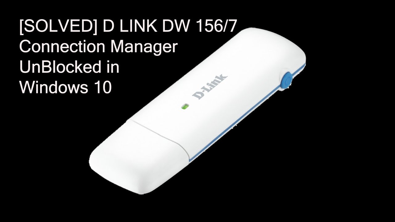 d-link connection manager
